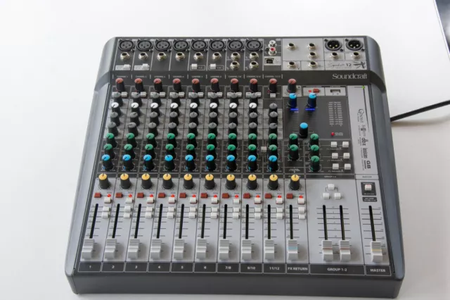 Soundcraft Signature 12 MTK Mixer unused (see photos)