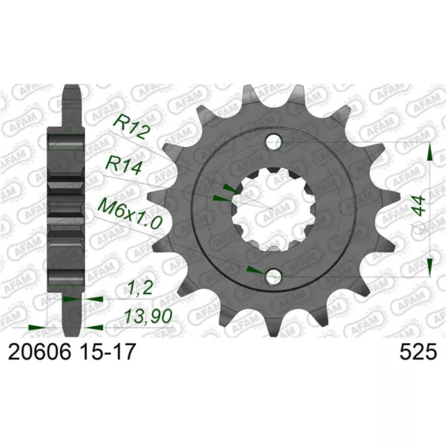 Ritzel AFAM 525 - 17Z-700