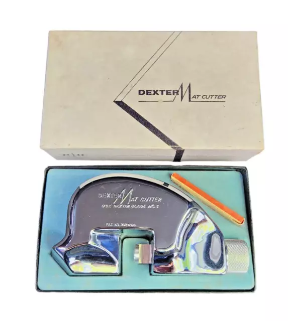 Dexter Mat Cutter Original Box and New Blades Vintage Russell Harington Cutter