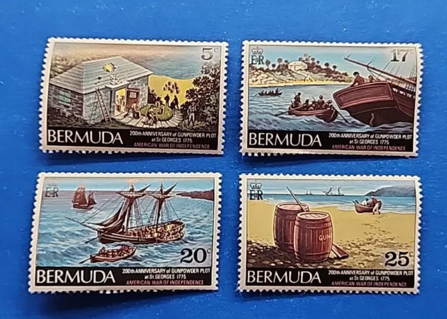 Bermuda Stamps, Scott 329-332 Complete Set MNH