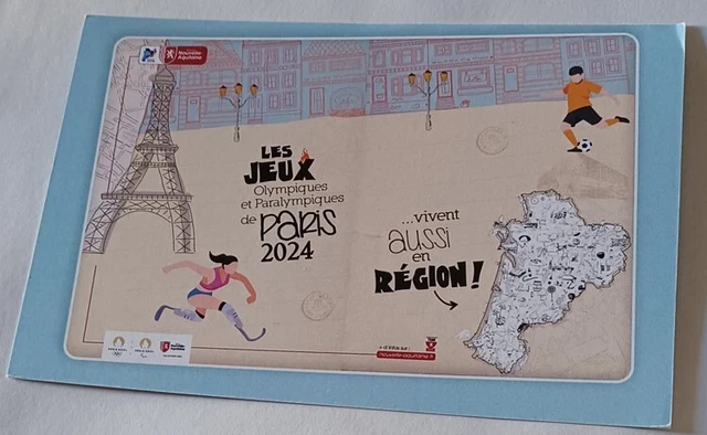 CARTE SPÉCIAL JEUX Olympiques PARIS 2024 dans les régions EUR 4,90