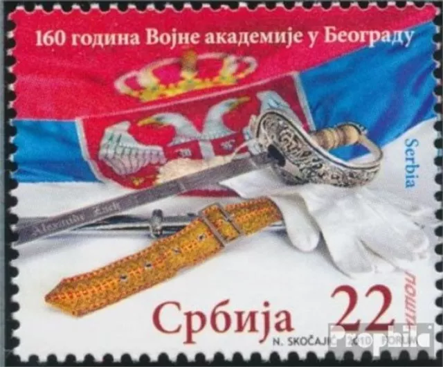 Serbia 345 (completa edizione) MNH 2010 Accademia Militare