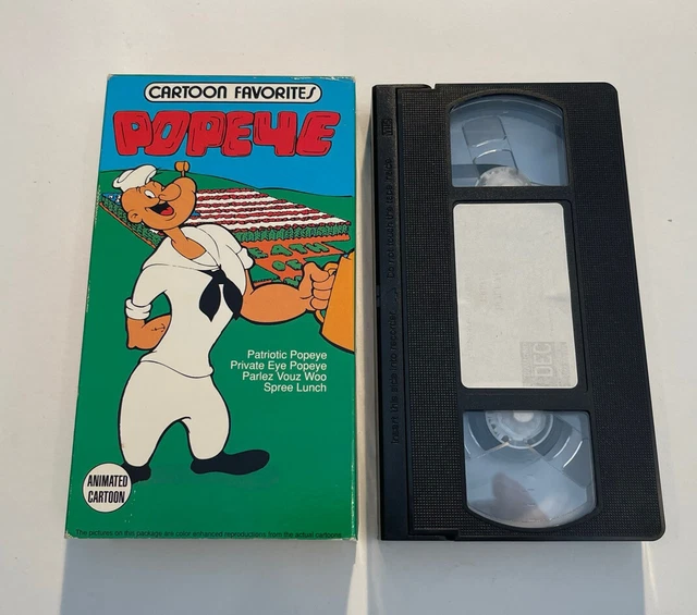 CARTOON FAVORITES,POPEYE (VHS,1991) 3.00 PicClick