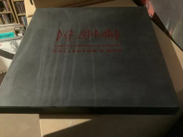 Def Leppard - Let’s Get Rocked - 12” Collectors Box For 4 CD Singles