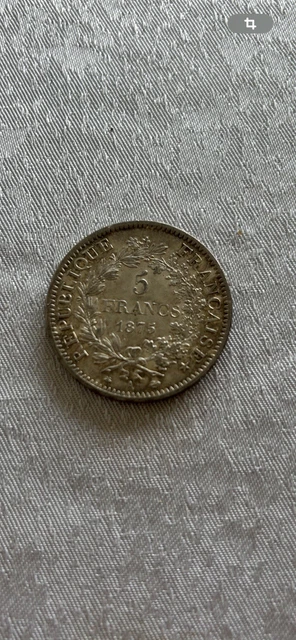 Pièce 5 Francs Argent Cérès 1870 K - Sans Légende M à 11h Dans L'étoile - Monnaie France