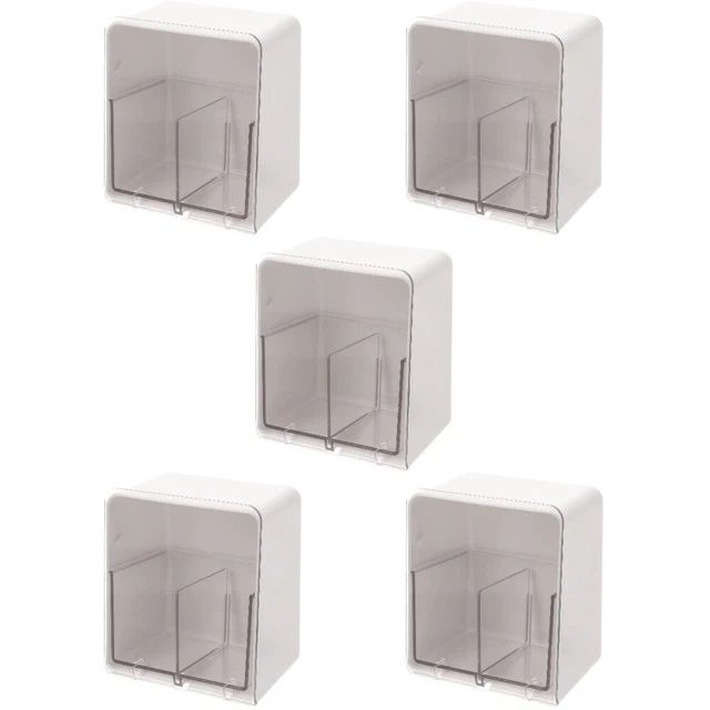 Acryl Nagelart Aufbewahrungsbox – 120 Fächer, 5 Etagen, Transparent, Ca. 21,5x14,5x15 Cm, Für Nailart-Zubehör & Kleinteile