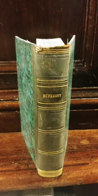 Oeuvres choisies De Dufresny  2 tomes en 1 Paris Librairie De Lecointe 1830  r