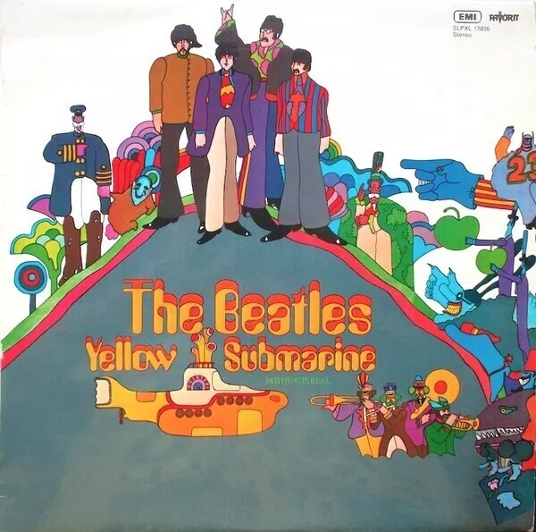 The Beatles Yellow Submarine NEAR MINT Favorit Vinyl LP