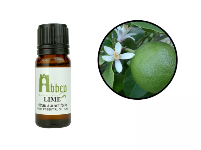 Essential Oil Lime 100% Pure Therapeutic Aromatherapy Uncut 10ml - 1 Litre UK