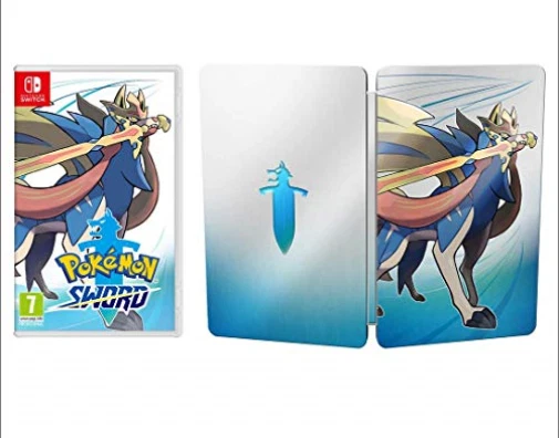 Nintendo Switch Pokemon Sword Steelbook NEW