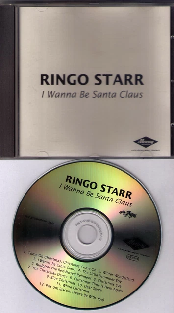 CD-PROMOTION - Ringo Starr - I WANNA BE SANTA CLAUS - Mercury 1999 -  near mint