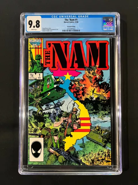 The 'Nam #1 CGC 9.8 (1986) - RARE Second Printing!