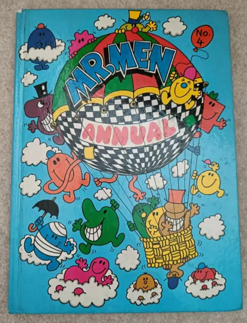 MR. MEN ANNUAL No.4, Acceptable Condition, Hargreaves Roger 1982 ISBN ...