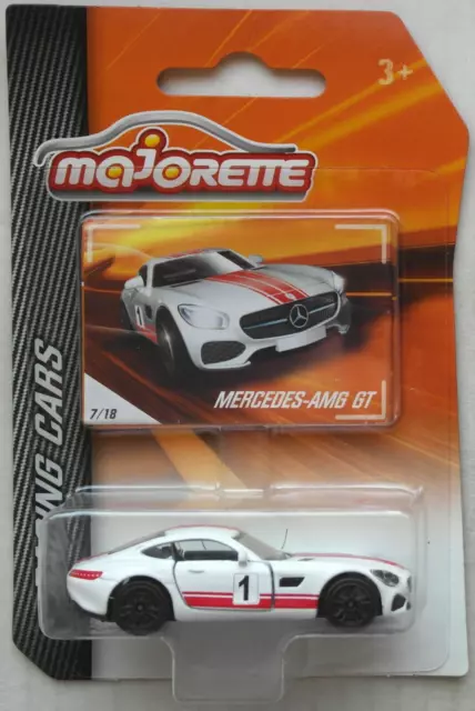 Majorette Racing Cars Mercedes AMG GT weiß Neu/OVP Sportwagen Motorsport Auto