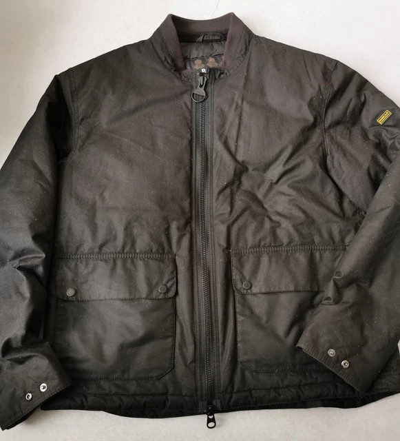 Barbour international sales injection wax jacket
