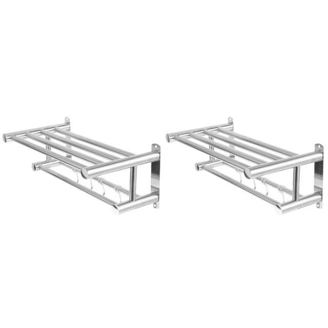 2 pz organizzatore doccia cesto in filo da parete supporto in acciaio inox