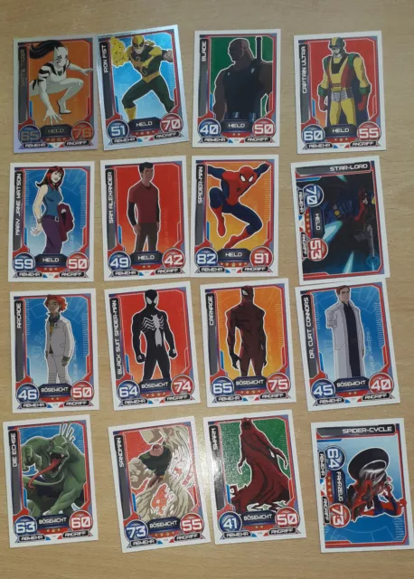 Marvel Hero Attax Trading Card Game / Topps / Avengers Assemble / 34 Stück