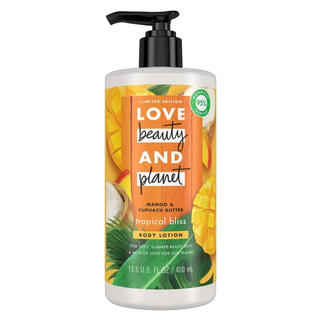 Love Beauty And Planet Mango Cupuacu Butter Tropical Bliss Body Lotion
