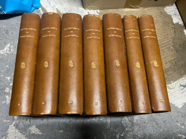 Port royal - Sainte-beuve - 7 Volumes - état Correct - Édition Hachette