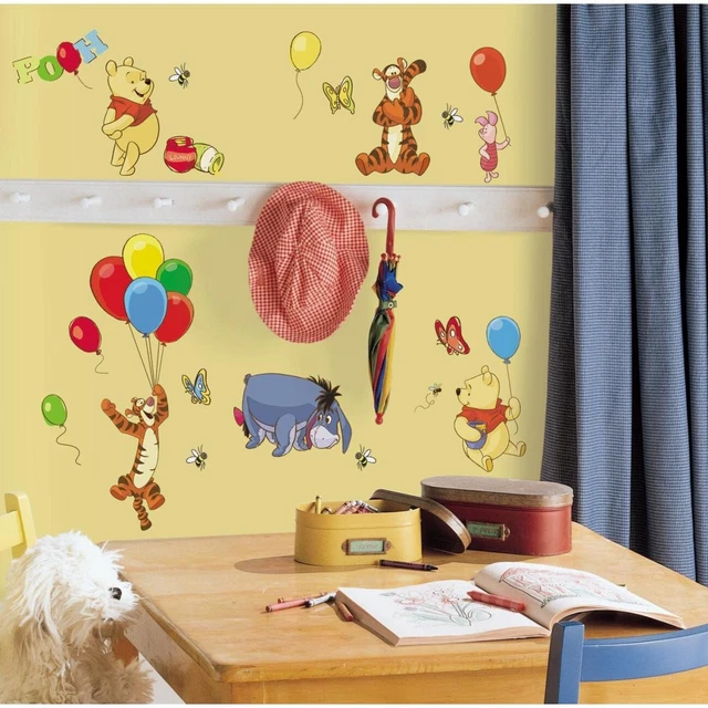 WINNIE THE POOH & Friends 38 Wall Decals baby Nursery Room Decor Disney