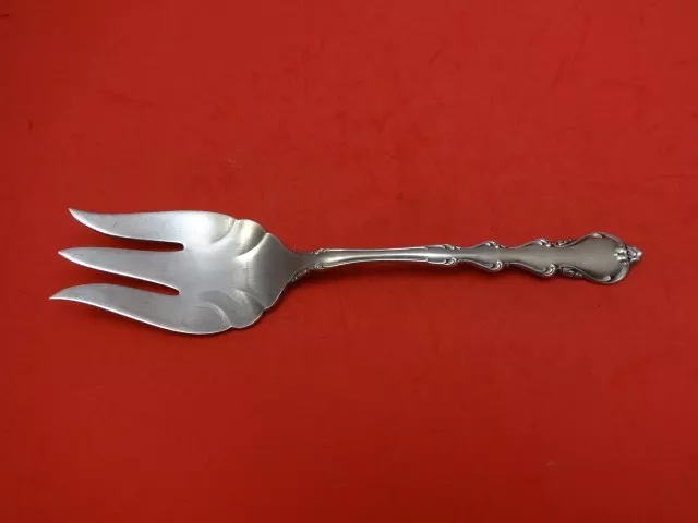 Angelique by International Sterling Silver Cold Meat Fork Large 3-Tine 9 1/4"