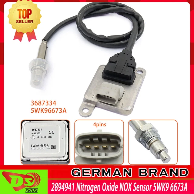 New 2894941 Nitrogen Oxide NOX Sensor 5WK9 6673A fits for Cummins 12V 1pcs