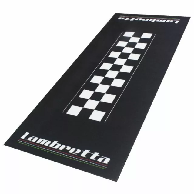 Bikeit Lambretta Large Garage Workshop Non Slip Oil Resistant Scooter Mat