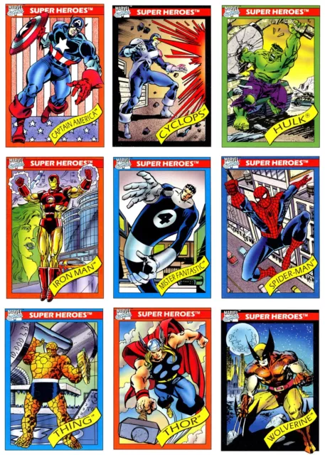 1990 Marvel Universe Pick a card & Complete Your Set