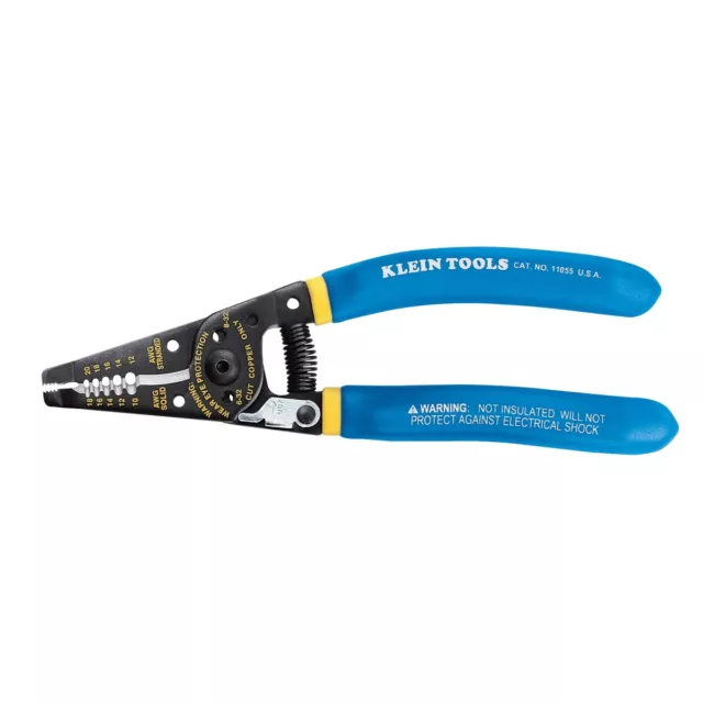Klein-Kurve Wire Stripper/Cutter for Solid and Stranded Wire KLE11055 Brand New!