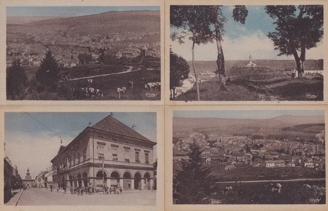 Lot de 4 cartes postales anciennes postcards PONTARLIER DOUBS 3