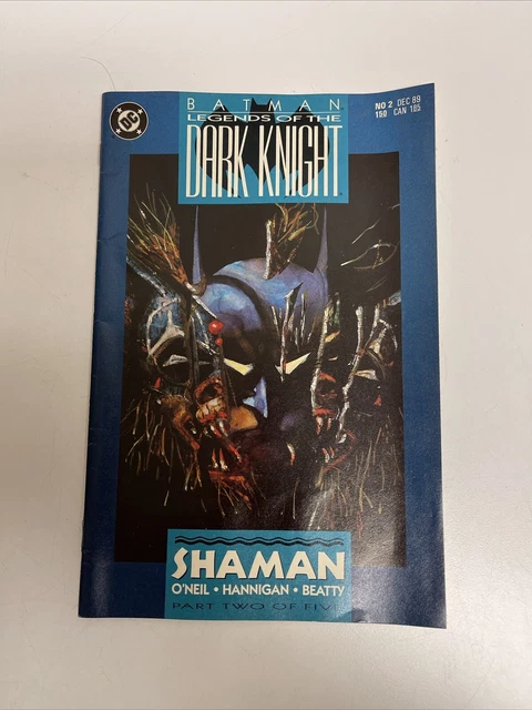Batman Legends of the Dark Knight #2 1989 DC Comic Book Shaman VF 8.0