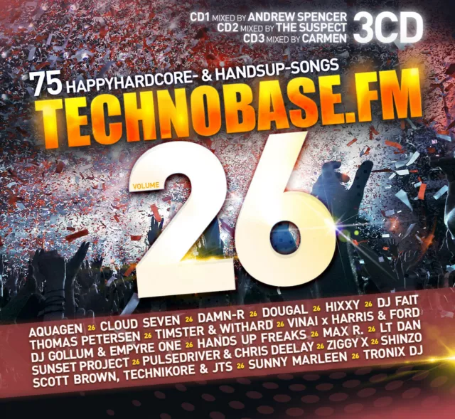 CD Technobase.fm Vol.26 D'Artistes Divers 3CDs