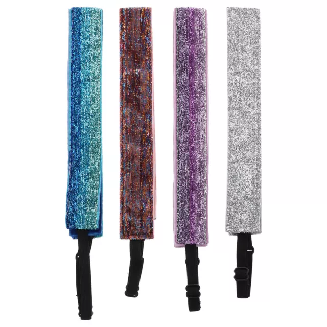 4 piezas diadema deportiva transpirable envoltura para el cabello yoga cintas para el cabello niños flores