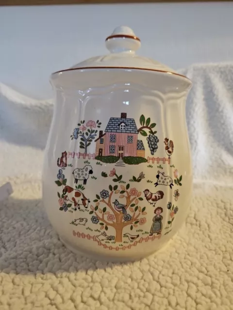 vintage ceramic cookie jar