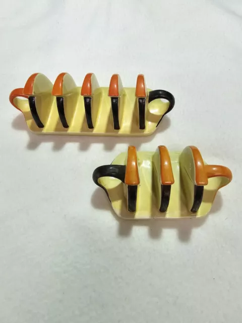 Pair of Art Deco Carlton Ware Toast Racks circa 1930s