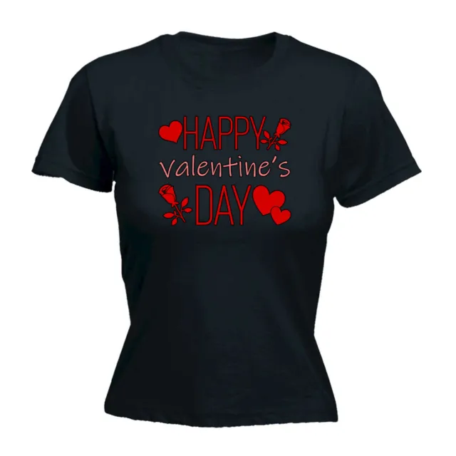 Happy Valentines Day Love - Funny Womens Ladies Top T Shirt T-Shirt Tshirt Gift