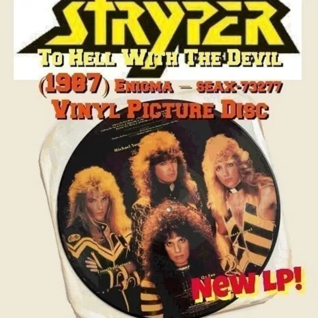 Stryper ‎– To Hell With The Devil (1987) Enigma ‎– SEAX-73277 picture disc MINT