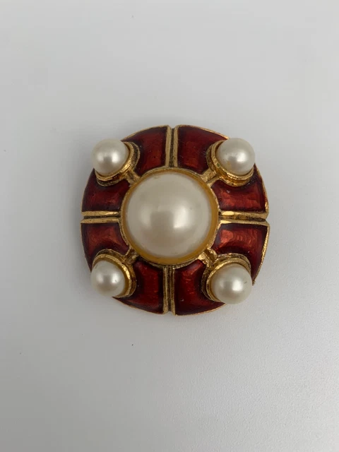 Broche Ancienne Bébé Poupée En Métal Plaqué Or - Vintage, Très Bon état, Issu D'un Fond De Bijouterie, Pièce Unique