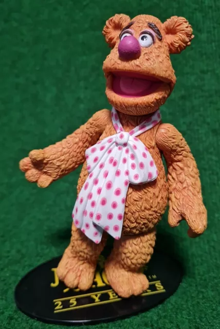 Muppet Show FOZZIE Bär Figur ca. 16 cm PVC 25 Jahre Muppets Show RARITÄT KULT