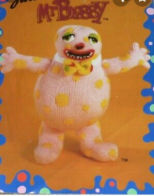 MR BLOBBY DK Toy Knitting Pattern approx height 35cm £1.55 PicClick UK