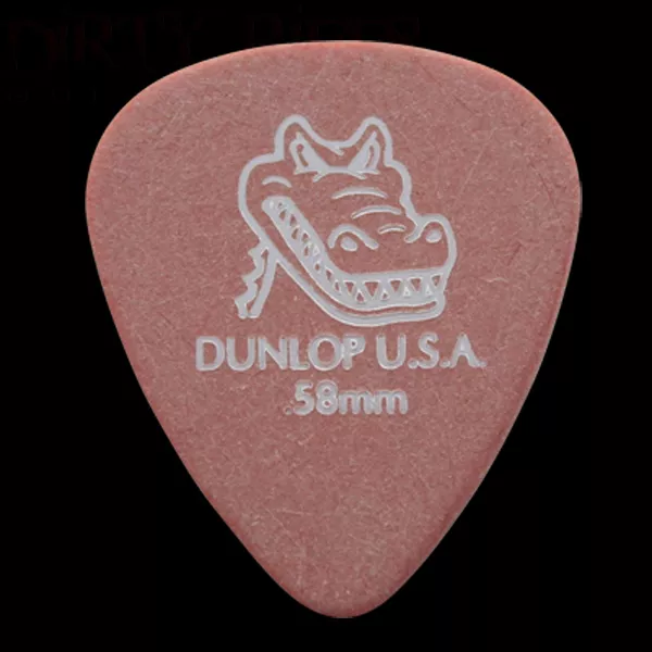 Dunlop Gator Guitar Picks Plectrums 0.58mm - 6 10 12 20 or 24