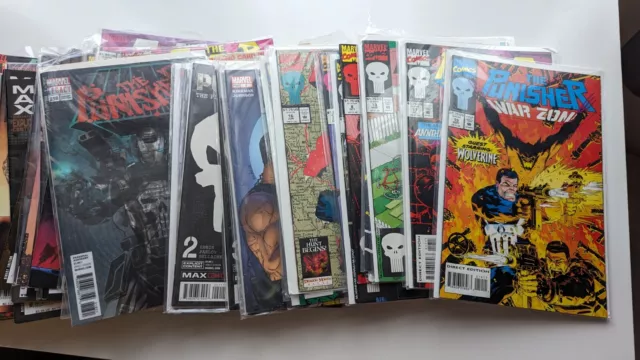 Marvel's Punisher Comics Bulk Lot