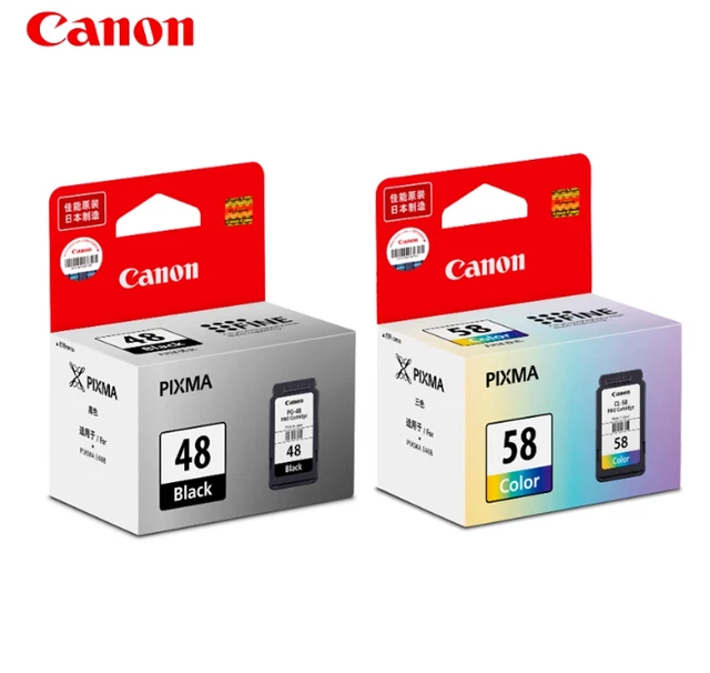 CANON PG-48/CL-58INK CARTRIDGE for E3480/E478/E488/E4280/E4580/E468 ...