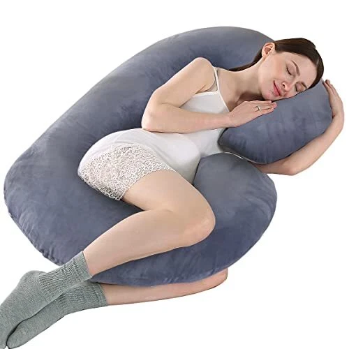 Pregnancy Pillow Cover/C Shaped Pillow Cover/Pregnancy Pillow Case/Maternity ...