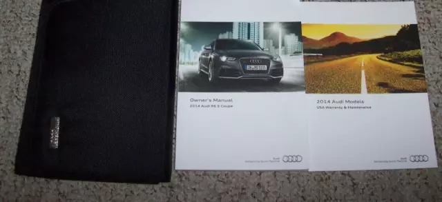 2014 Audi RS5 Quattro Coupe Owner Owner's Manual User Guide Set 4.2L V8 AWD