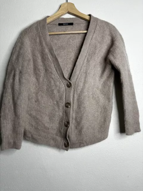 Quince Cashmere Cardigan Sweater Women’s Size XS Beige