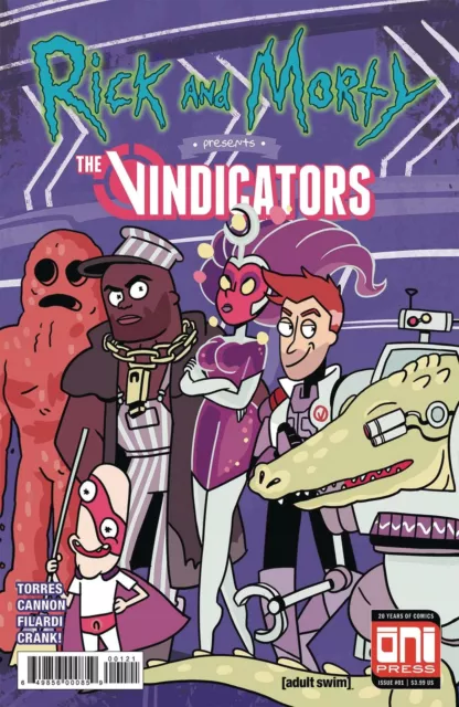 Rick & Morty Presents The Vindicators #1 Cvr B (Cvr B) Oni Press Inc. Comic Book