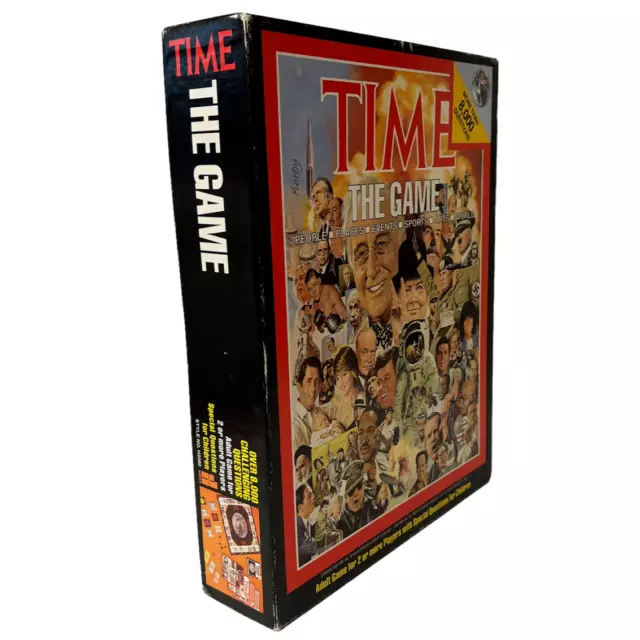 Time The Game Time Magazine Board Game Vintage 1983 Scarce Very Nice Shape