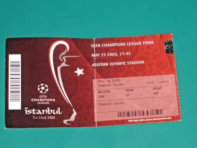 CHAMPIONS LEAGUE FINAL 2005 : AC MILAN vs LIVERPOOL FC