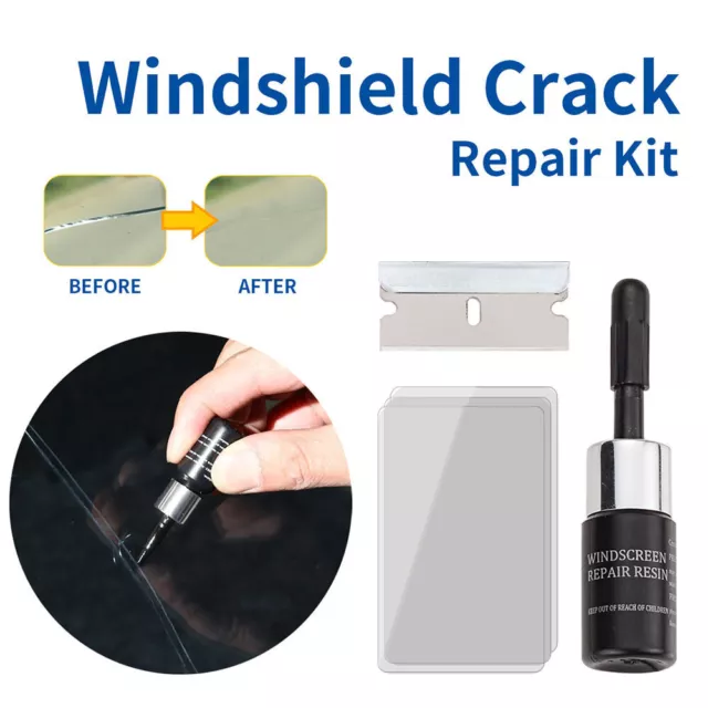 Automotive Glass Nano Repair Fluid Car Windshield Resin Crack Tools Kit 2022 NEW